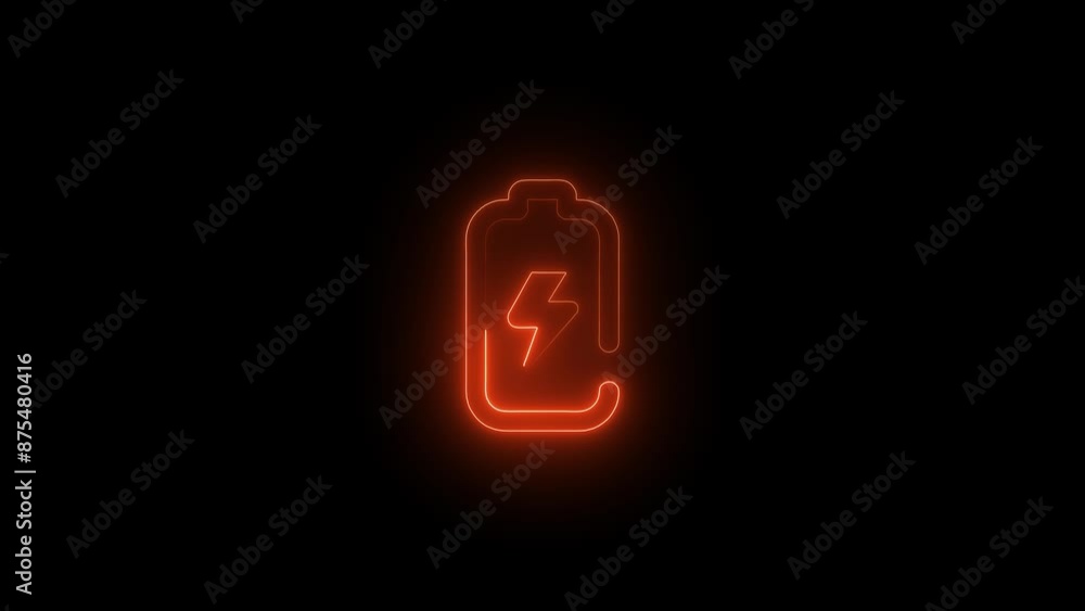 neon lightning bolt, glowing sign. Abstract neon bolt icon with circle on black background Glowing neon battery icon. power and electricity accumulator neon lightning bolt, glowing sign. Abstract neon bolt icon with circle on black background Glowing neon battery icon. power and electricity accumulator