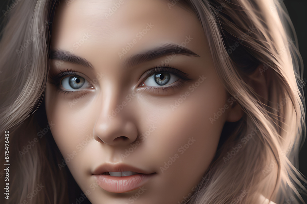 closeup portrait sharp focus on eyes soft diffused light closeup portrait sharp focus on eyes soft diffused light