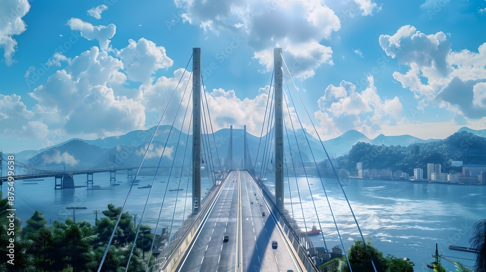 Obraz premium Bridge in daytime