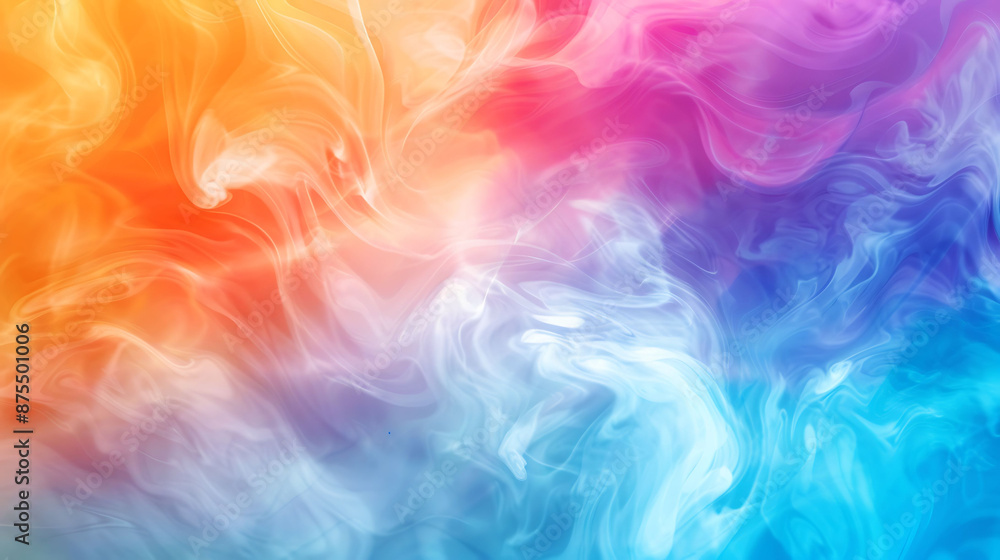 Harmony in Diversity - Abstract LGBTQ+ Rainbow Swirls Background Harmony in Diversity - Abstract LGBTQ+ Rainbow Swirls Background