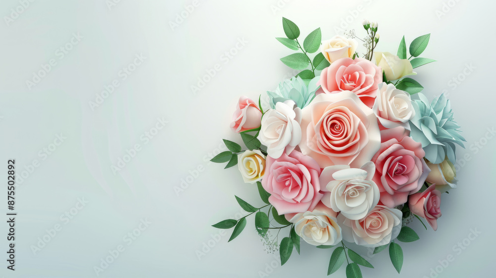 beautiful floral pattern on a white background beautiful floral pattern on a white background