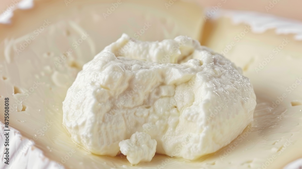 Soft-ripened ricotta cheese Soft-ripened ricotta cheese