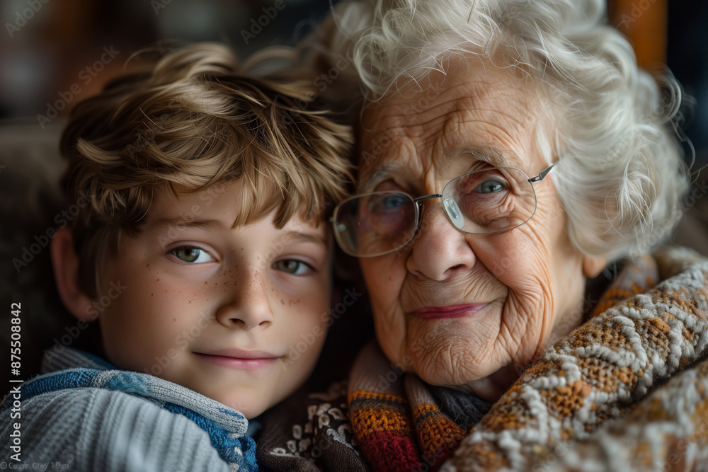 A Grandparent's Love, Captured in a Moment of Joy A Grandparent's Love, Captured in a Moment of Joy