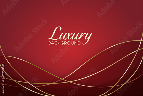 ラグジュアリーなウェーブ背景（バナー　見出し　タイトル　フレーム　メッセージカード）