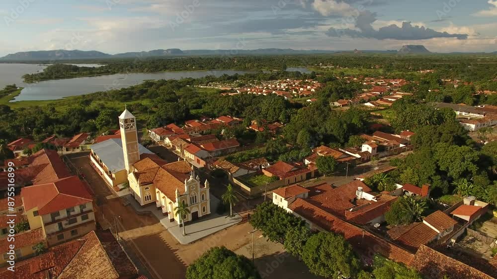 Aerial view of aerial view of Carolina, Chapada das Mesas - Maranhão, Brazil Aerial view of aerial view of Carolina, Chapada das Mesas - Maranhão, Brazil