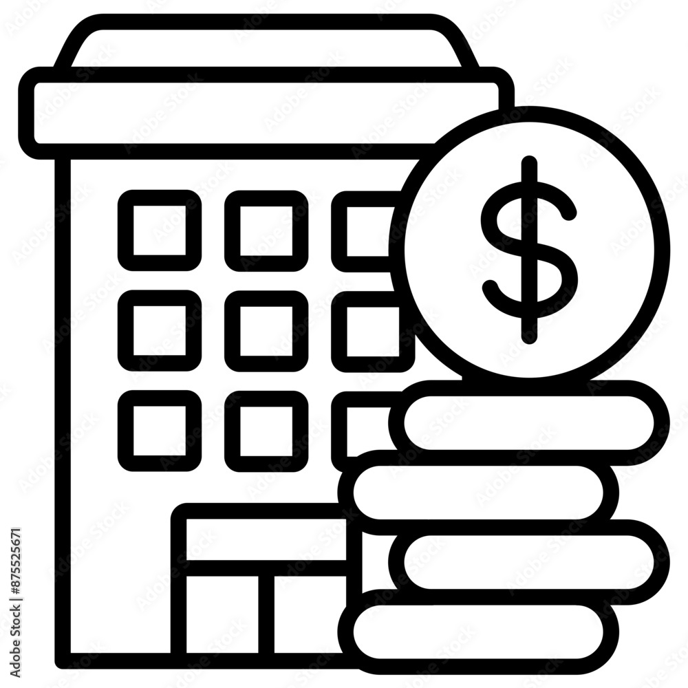 Corporate finance Icon Corporate finance Icon