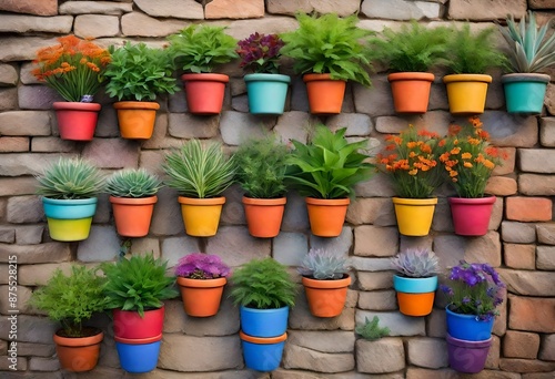 flowers in pots