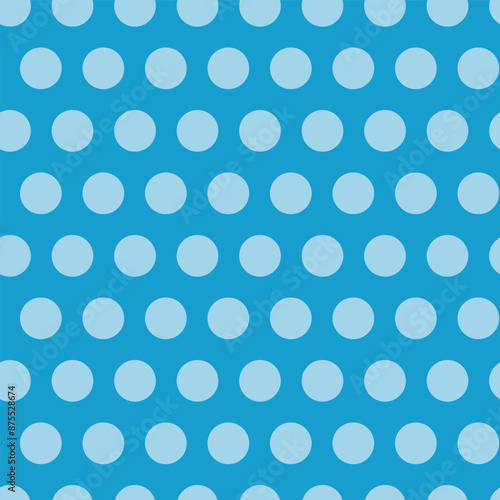 Blue Dots in Rows on a Blue Background seamless pattern print background