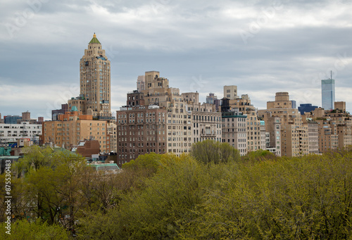 Manhattan Skyline and Central Park New York City