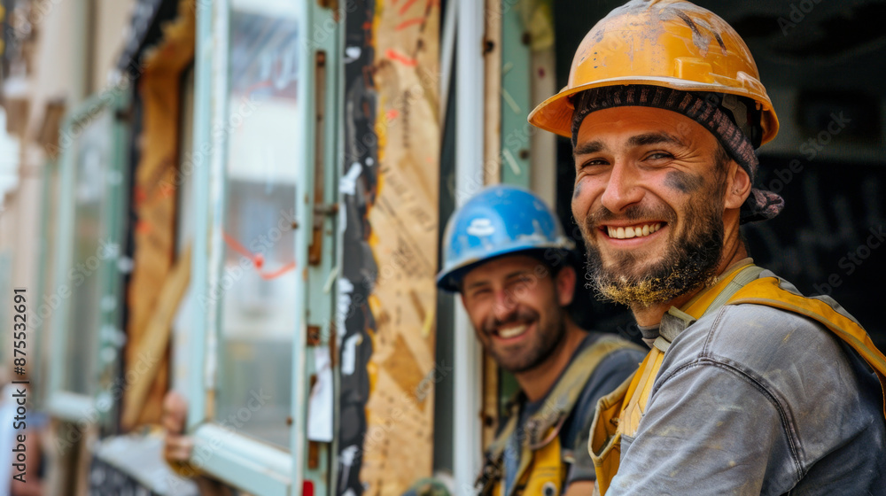 builders are installing windows builders are installing windows