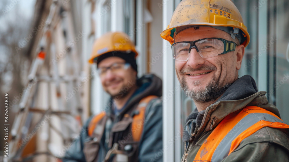 builders are installing windows builders are installing windows