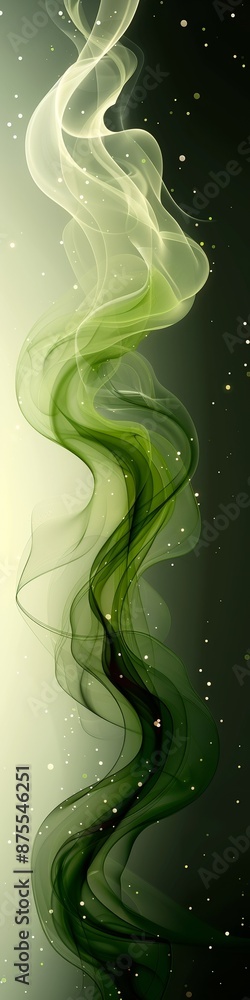 A backdrop of green and white wispy texture. A backdrop of green and white wispy texture.