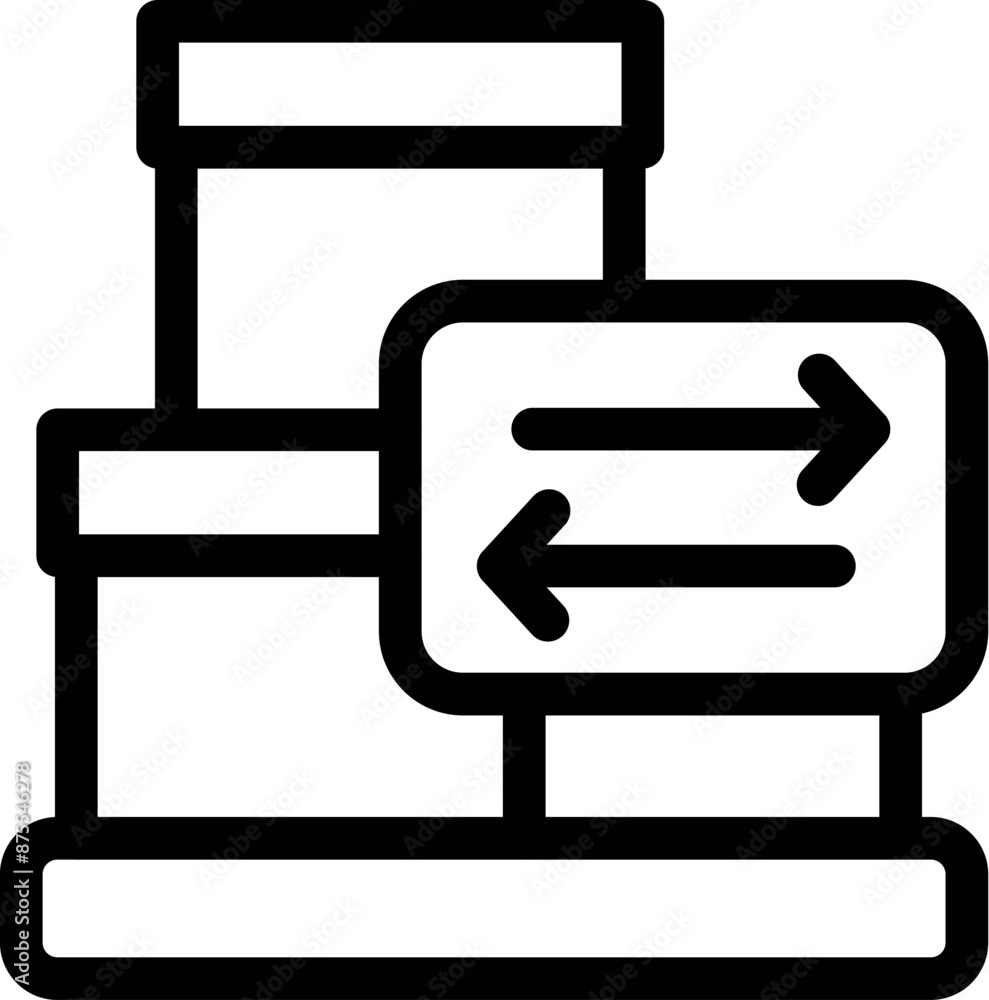 Illustration of a data exchange platform managing the flow of big data with arrows indicating two way communication Illustration of a data exchange platform managing the flow of big data with arrows indicating two way communication