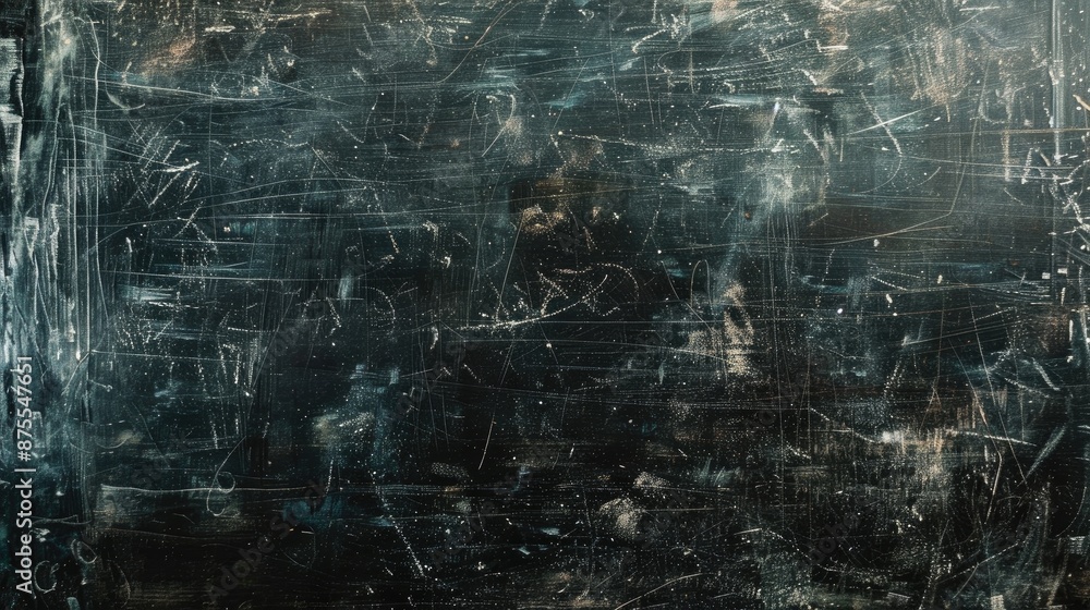 Fototapeta premium Extreme close up of a grimy chalkboard background