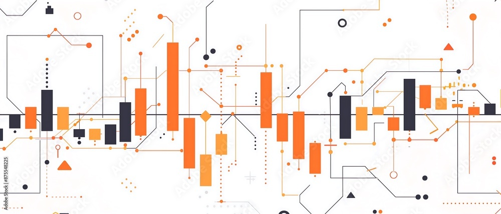 Financial trade concept. Stock market and exchange. Candle stick graph chart. Financial trade concept. Stock market and exchange. Candle stick graph chart.
