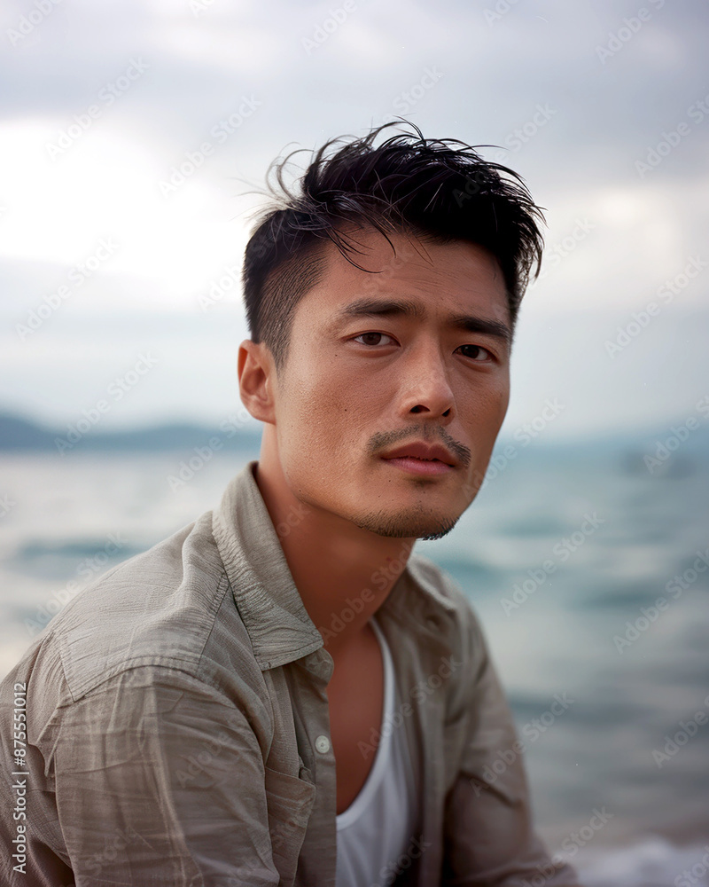 good looking Korean man in late 30s good looking Korean man in late 30s