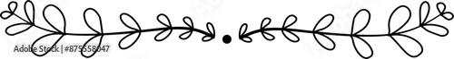 Hand drawn divider ornament
