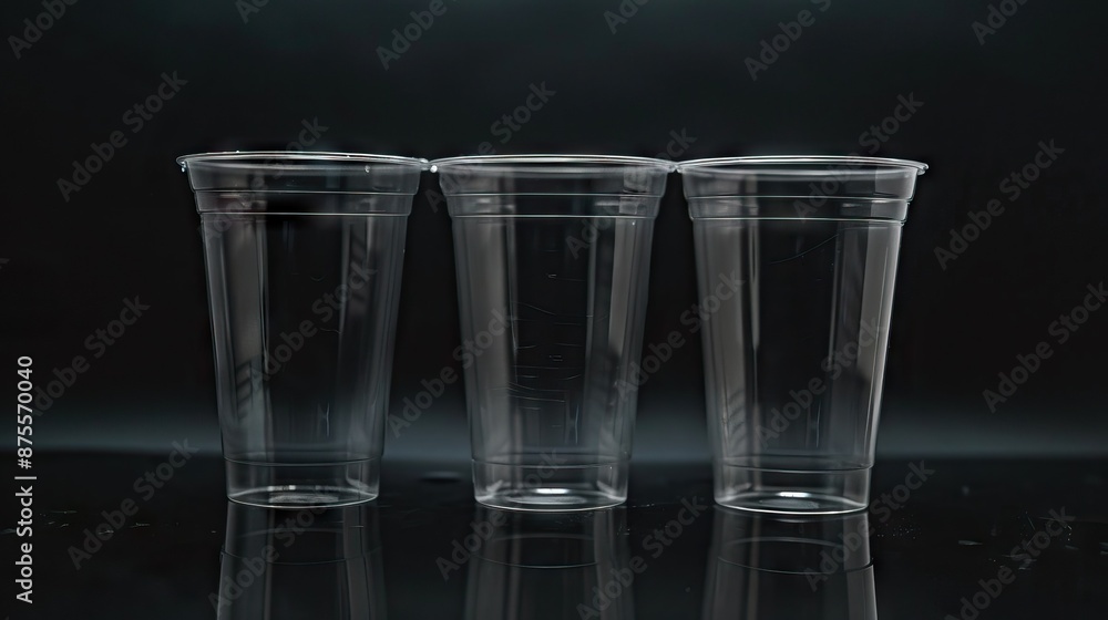 amazing trick with plastic three cups close up side view photo entertainment concept amazing trick with plastic three cups close up side view photo entertainment concept
