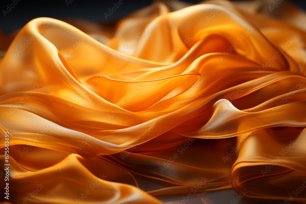 a close up of an orange fabric on a black background a close up of an orange fabric on a black background