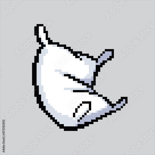 Pixel art illustration Pillow. Pixelated Pillow. Pillow pixelated for the pixel art game and icon for website and video game. old school retro.