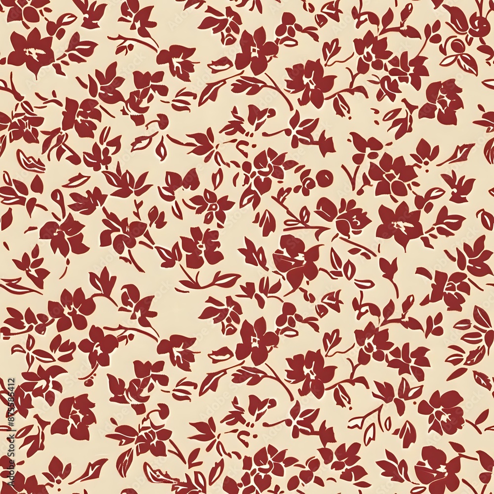 Scattered Small Flower Pattern in Various Colors Scattered Small Flower Pattern in Various Colors