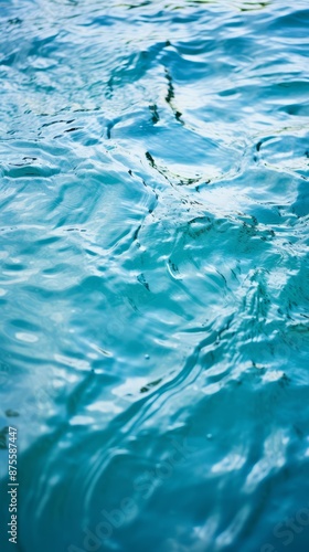a close up view of the surface of a body of water