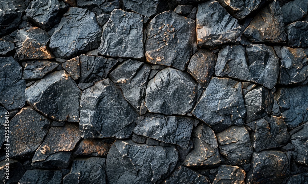 Dark stone wall Dark stone wall