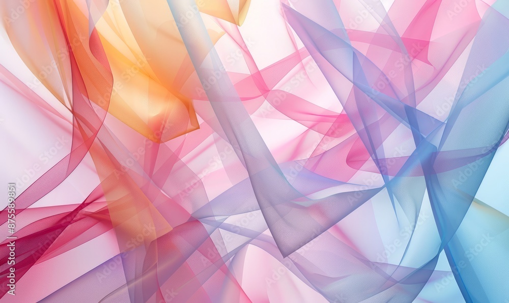 Abstract pastel shapes and lines background Abstract pastel shapes and lines background