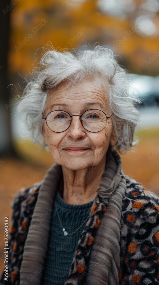 Elderly German woman with a kind smile Elderly German woman with a kind smile