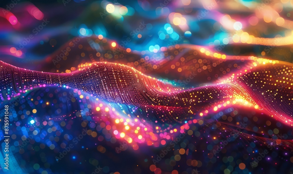 Abstract holographic textures Abstract holographic textures