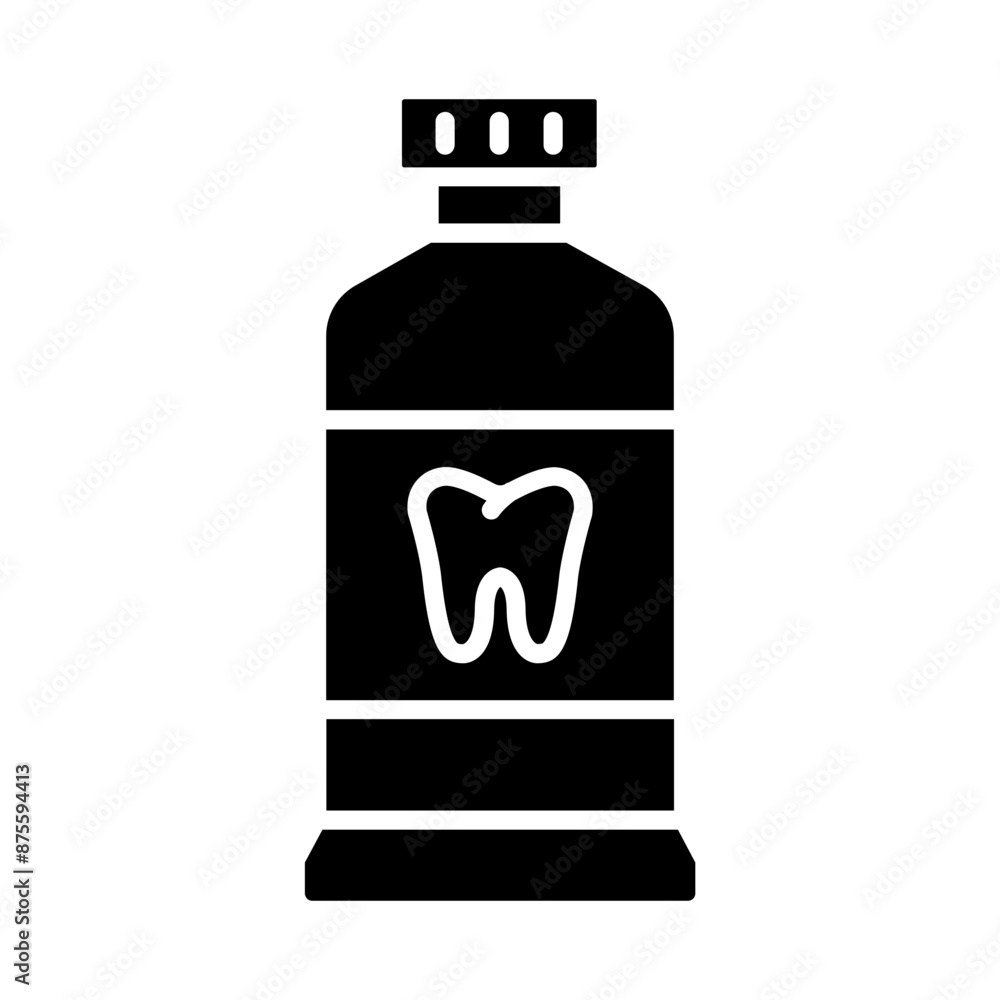 Obraz premium Mouthwash Icon