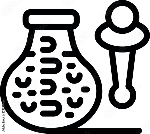 Chemical experiment being conducted in a laboratory setting using specialized glassware