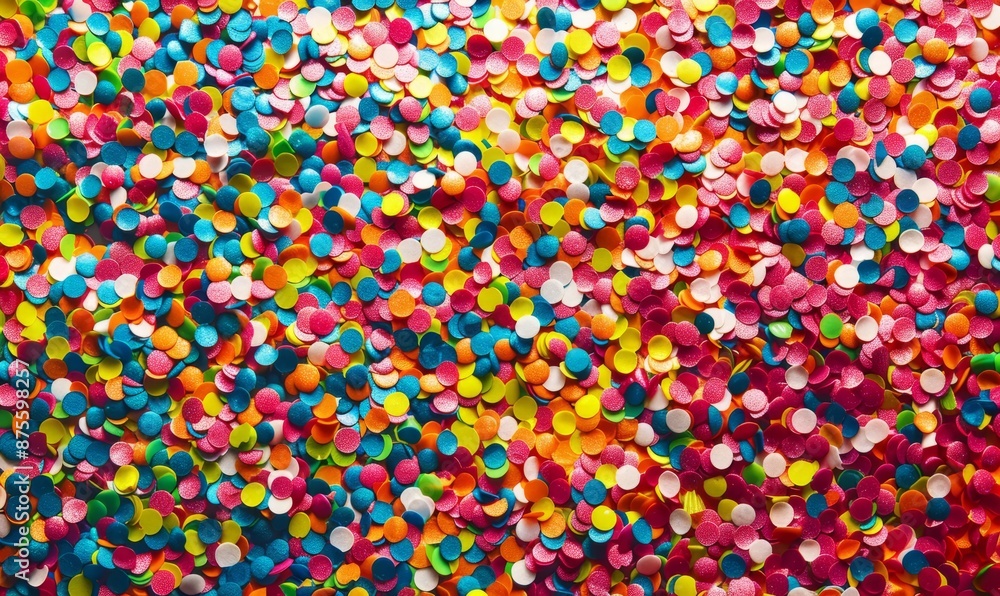 Bright confetti sprinkle background Bright confetti sprinkle background