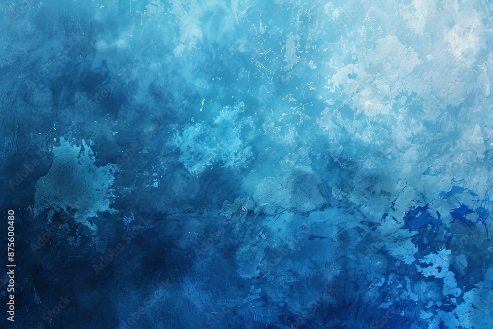 Fototapeta premium Blue gradient grunge texture background perfect for various creative design projects