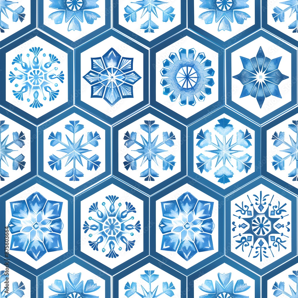 Seamless white hexagon pattern for modern backgrounds and textile design Seamless white hexagon pattern for modern backgrounds and textile design