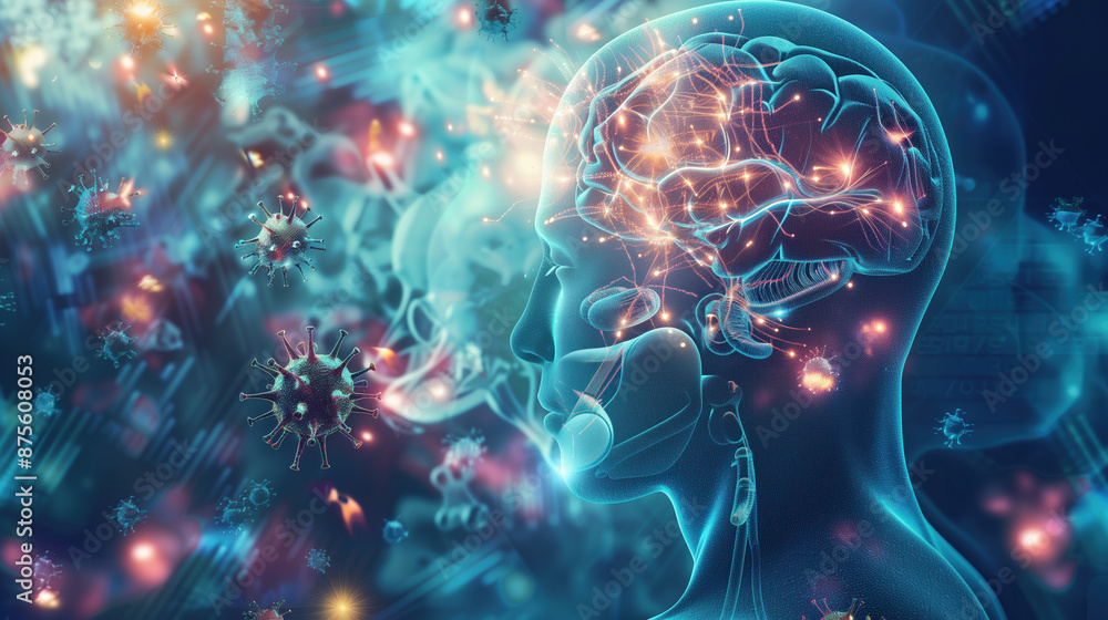 3D Illustration of Serotonin Booster 5-HTP, Medical Health Advertisement 3D Illustration of Serotonin Booster 5-HTP, Medical Health Advertisement