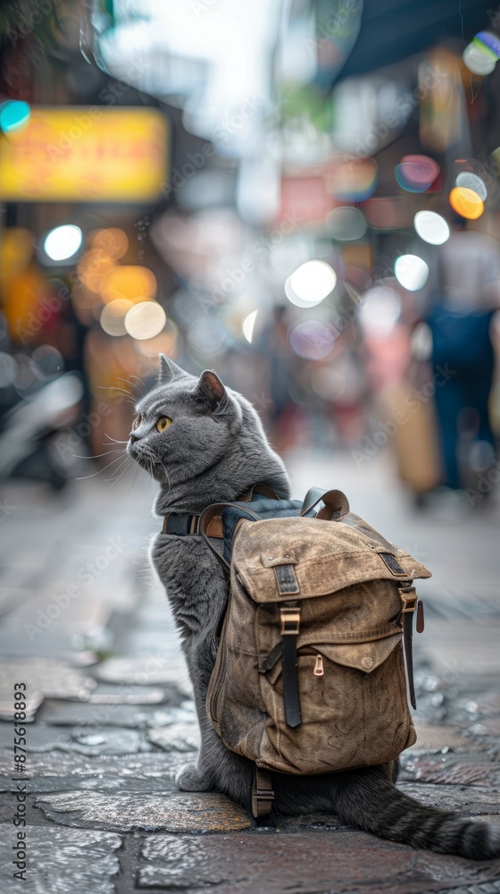 Cats and backpacks, a journey into the unknown Cats and backpacks, a journey into the unknown