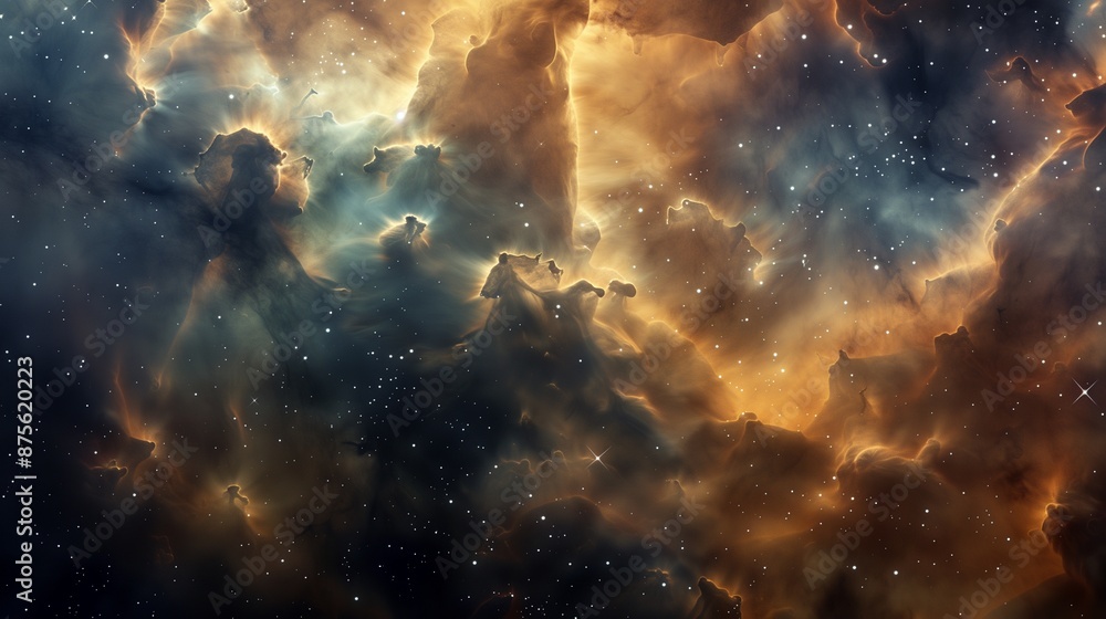 Fototapeta premium Abstract black hole and space doors dynamic abstract