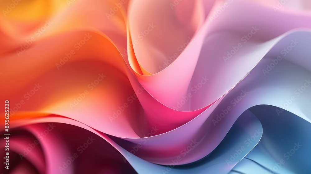 Fototapeta premium Abstract Colorful Waves
