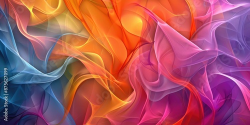 Abstract Colorful Swirls