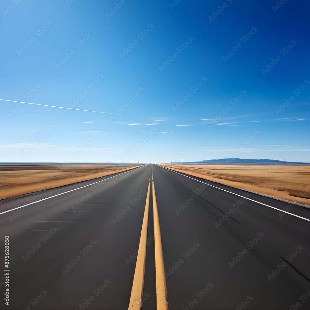 Naklejka premium driving on the highway