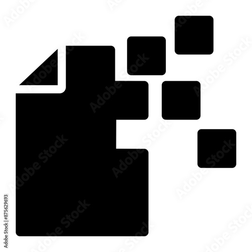 corrupted Solid icon