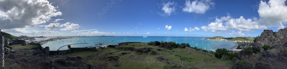 panorama of Fort St. Louis, Saint Marteen panorama of Fort St. Louis, Saint Marteen