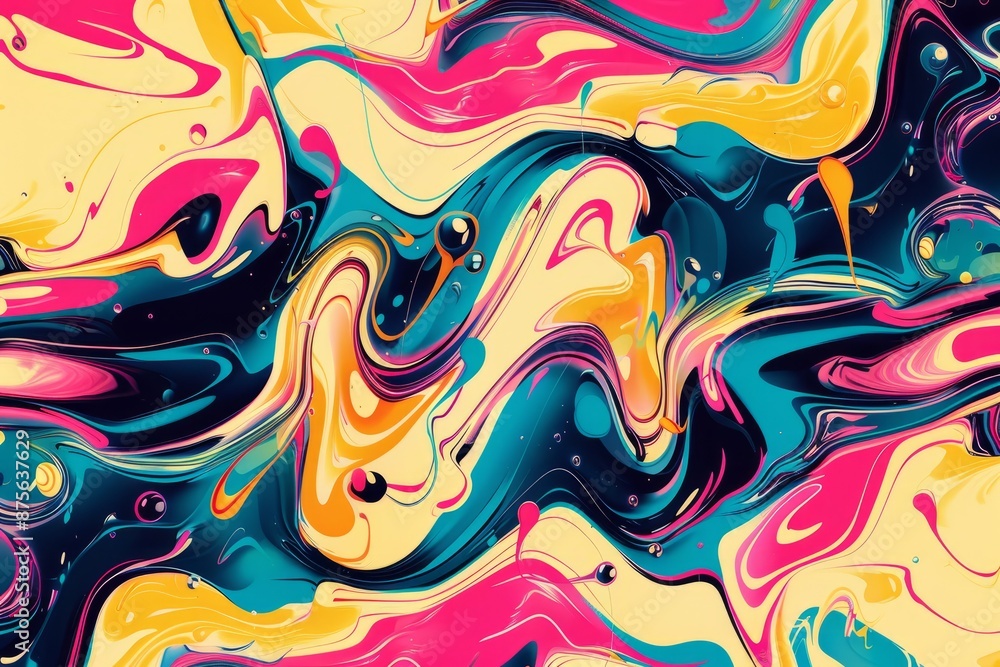 Explore the concept of chaos in an abstract pattern Explore the concept of chaos in an abstract pattern