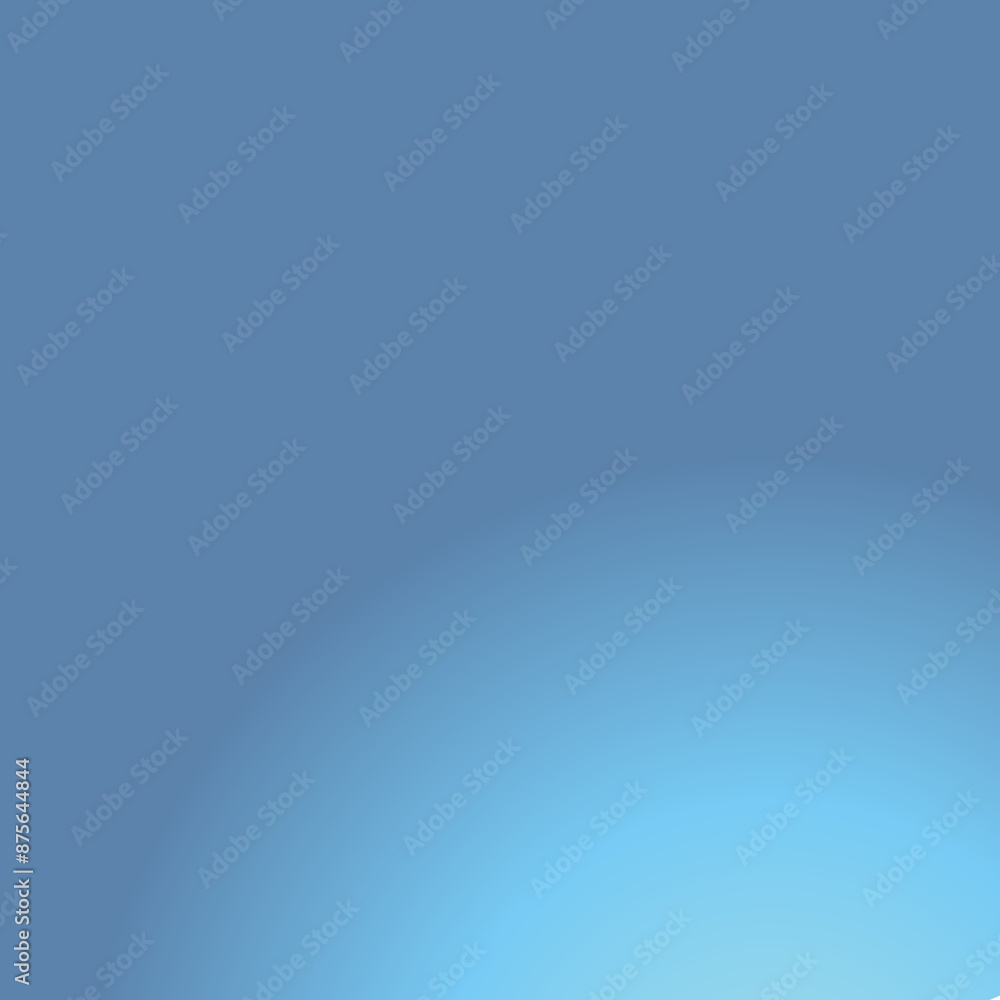 Fototapeta premium Sky blue gradient circles abstract background vector