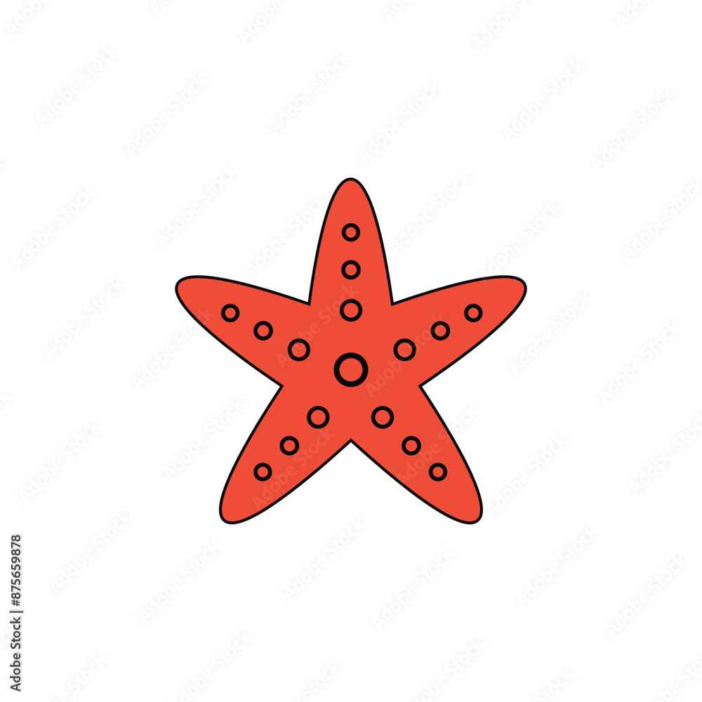 Fototapeta premium red starfish