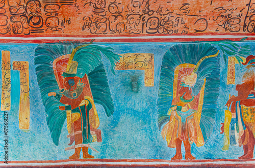 Anonymous ancient maya fresco