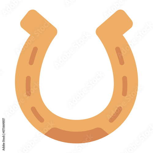 horseshoe icon a common symbol associated with horses and luck