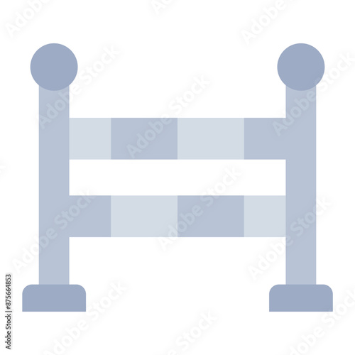 obstacle icon used in horse races and equestrian jumping events
