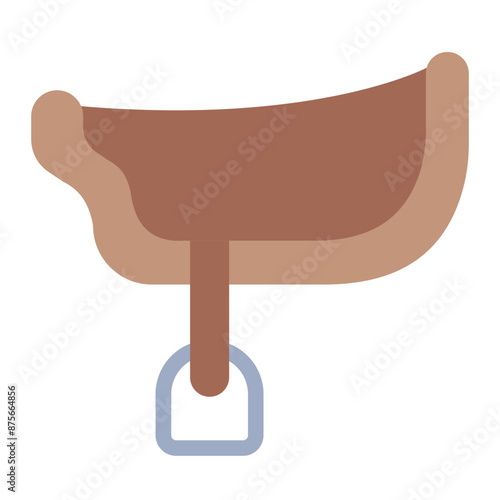 saddle icon used in horse riding and equestrian sports